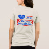 婦人基本Tシャツトリブレンドシャツ トライブレンドTシャツ (裏面)