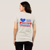 婦人基本Tシャツトリブレンドシャツ トライブレンドTシャツ (裏面全面)