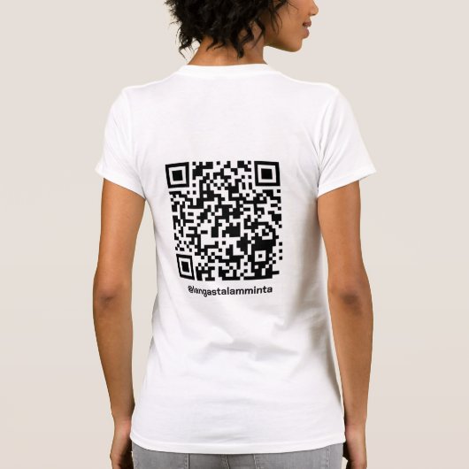 婦人基本Tシャツ Tシャツ (裏面)