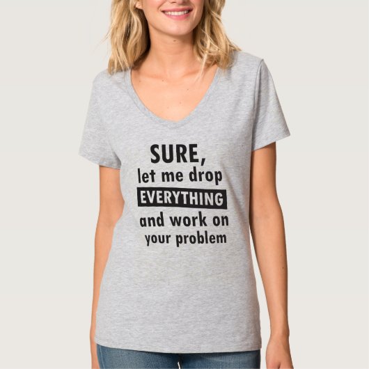 婦人基本VネックTシャツ Tシャツ (正面)