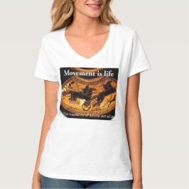 婦人基本VネックTシャツ Tシャツ