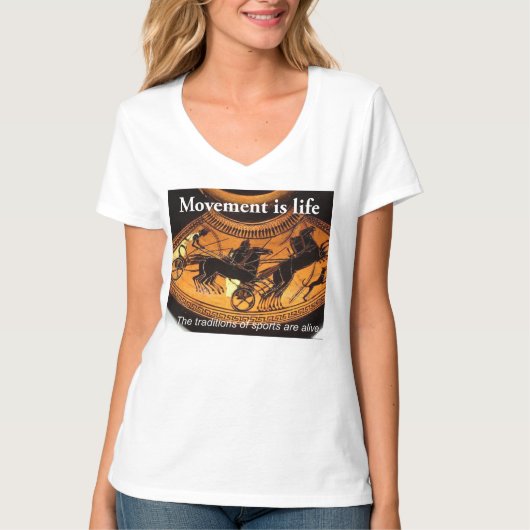 婦人基本VネックTシャツ Tシャツ (正面)