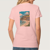 婦人基本VネックTシャツ Tシャツ (裏面)