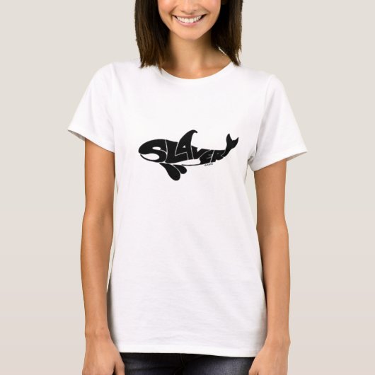 婦人奴隷制度ホワイトT Tシャツ (正面)