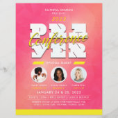 婦人教会祈りの言葉会議 チラシ (正面)