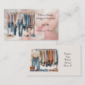 婦人服ブティックアクセサリー名刺 名刺 (正面/裏面)