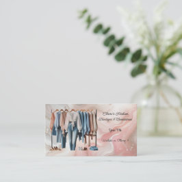 婦人服ブティックアクセサリー名刺 名刺