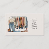 婦人服ブティックアクセサリー名刺 名刺 (裏面)