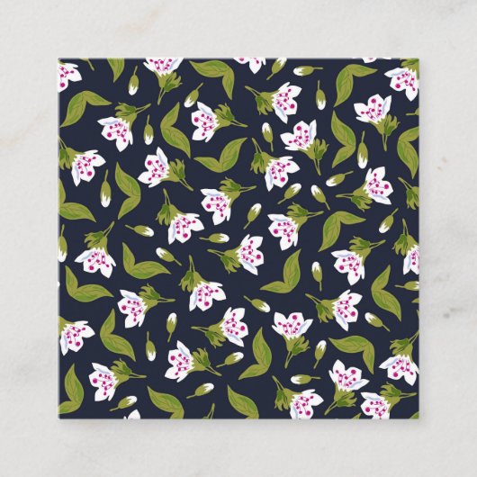 婦人服プリント スクエア名刺 (正面)