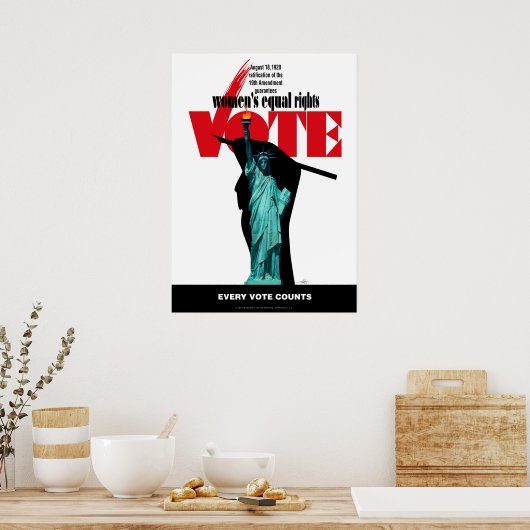 婦人権利投票 ポスター (キッチン)