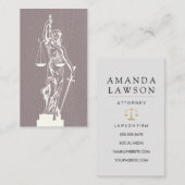 婦人正義法 |レザーテクスチャ 予約カード (正面/裏面)