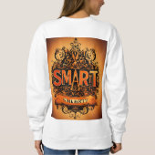 婦人用クラシック基本汗シャツ スウェットシャツ (裏面)