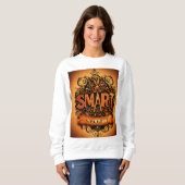 婦人用クラシック基本汗シャツ スウェットシャツ (正面フル)