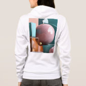 婦人用スウェット パーカ (裏面)