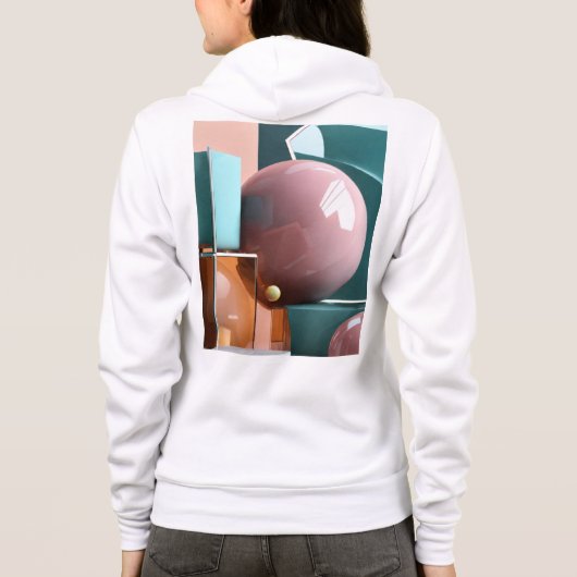 婦人用スウェット パーカ (裏面)