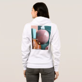 婦人用スウェット パーカ (裏面フル)