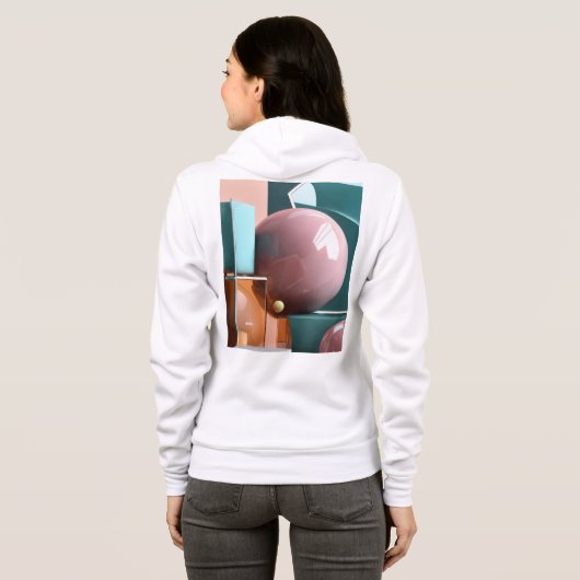 婦人用スウェット パーカ (裏面フル)