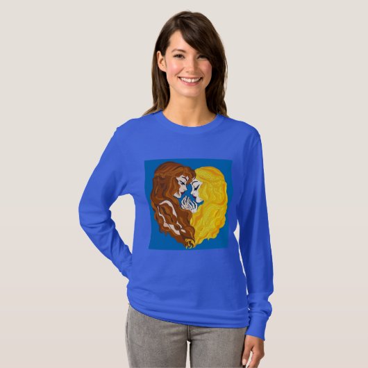 婦人用セーター Tシャツ (正面フル)