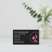 婦人用清掃サービス 名刺 (スタンド正面)