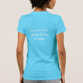 婦人用Tシャツに恐怖なし Tシャツ (裏面)