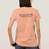 婦人用Tシャツ Tシャツ (裏面)