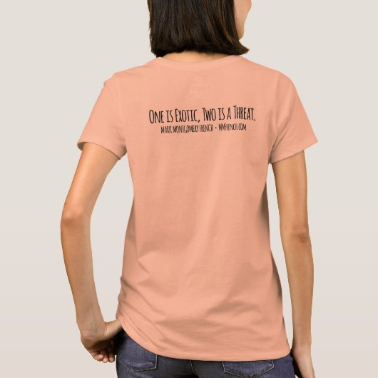 婦人用Tシャツ Tシャツ (裏面)