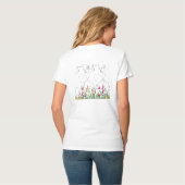 婦人用Tシャツ Tシャツ (裏面フル)