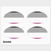 婦人病プライド 楕円形シール (シート)