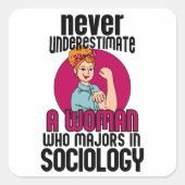 婦人社会学を過小評価しない スクエアシール (正面)