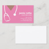 婦人科アフリカ系アメリカ人ナーススクラブ 名刺 (正面/裏面)