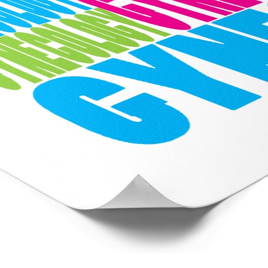 婦人科カラフル学 ポスター (角)