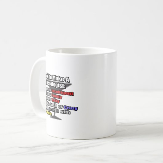 婦人科医を作る方法 コーヒーマグカップ (正面左)