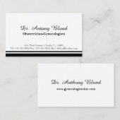 婦人科医エレガント産婦人科 名刺 (正面/裏面)