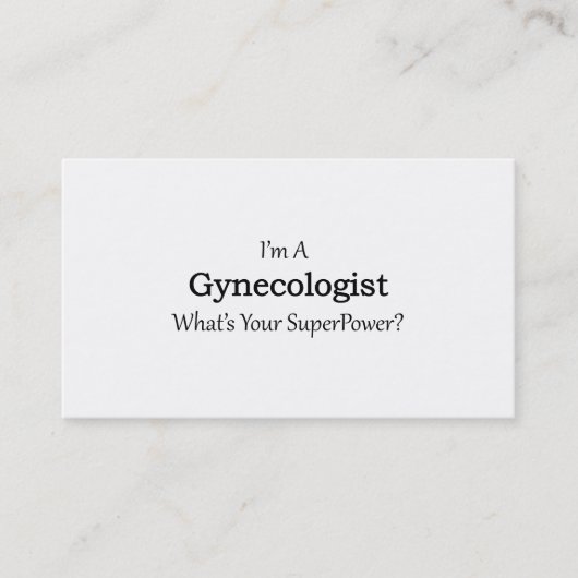 婦人科医 名刺 (正面)