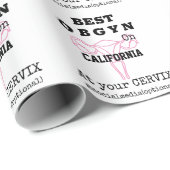 婦人科最高の医OBGYN on Town or City ラッピングペーパー (ロールコーナー)