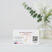 婦人科診療事業 | モダンアポイントメント 名刺 (スタンド正面)