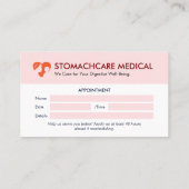 婦人科診療事業 | モダンアポイントメント 名刺 (裏面)