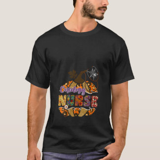 婦人腫瘍学ナース聴診器看護ハロウィー Tシャツ