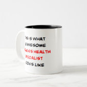 婦人衛生専門医素晴らし、 ツートーンマグカップ (正面左)