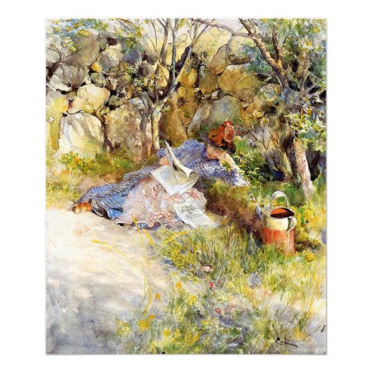 婦人読新聞 フォトプリント            (正面)