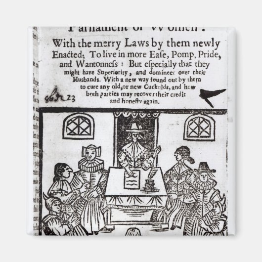 婦人議会1656年 マグネット (正面)