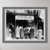 婦人選挙権 – 女性参政権に反対 ポスター (正面)