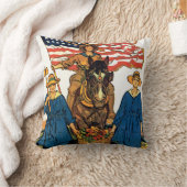 婦人陸軍 クッション (ブランケット)