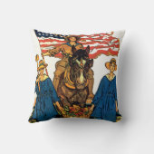 婦人陸軍 クッション (裏面)