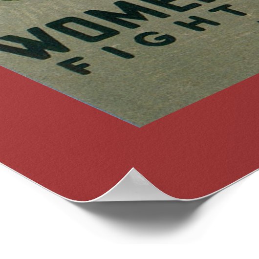 婦人陸軍 ポスター (角)