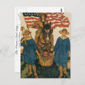 婦人陸軍 ポストカード (正面/裏面)