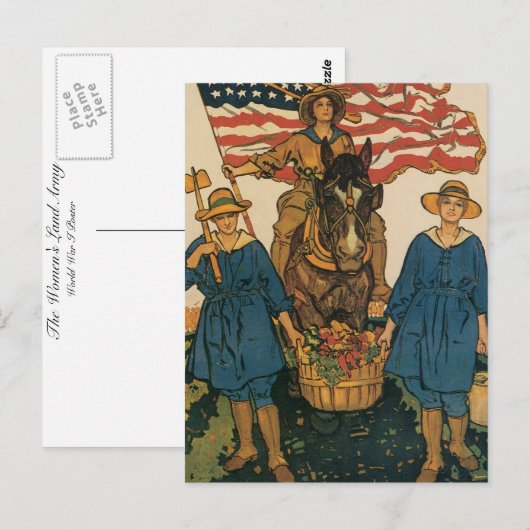 婦人陸軍 ポストカード (正面/裏面)