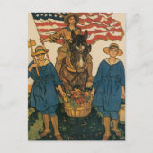 婦人陸軍 ポストカード (正面)