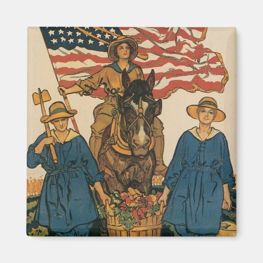 婦人陸軍 マグネット (正面)