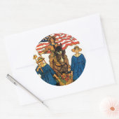 婦人陸軍 ラウンドシール (封筒)